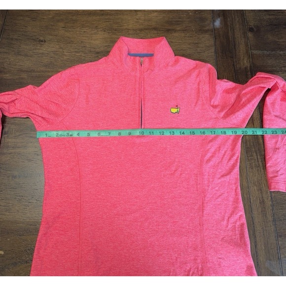 Magnolia Lane Tech Women's M Masters 1/4 Zip UPF 50 Pullover Golf Half 1/2 Pink - Picture 6 of 9
